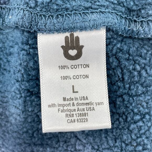 Spiritual Gangster Galaxy Tie Dye Stella Rocker Cropped Hoodie Wildberry Blue L - Picture 8 of 9